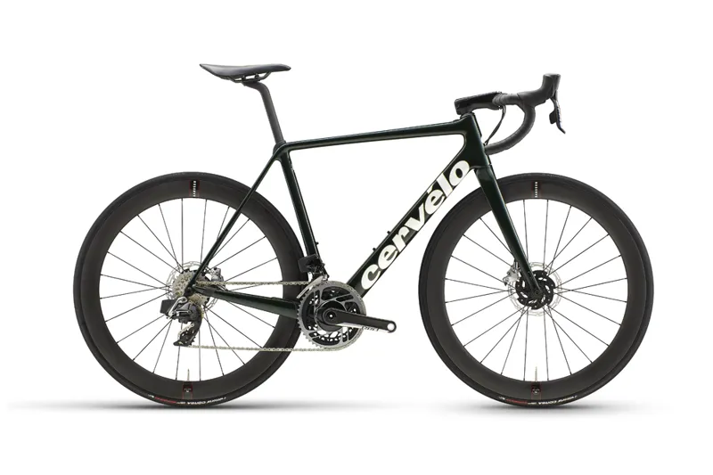 2021 Cervelo R5 SRAM RED eTap AXS Green Gold White Carbon Road Bike
